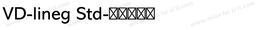 VD-lineg Std字体转换